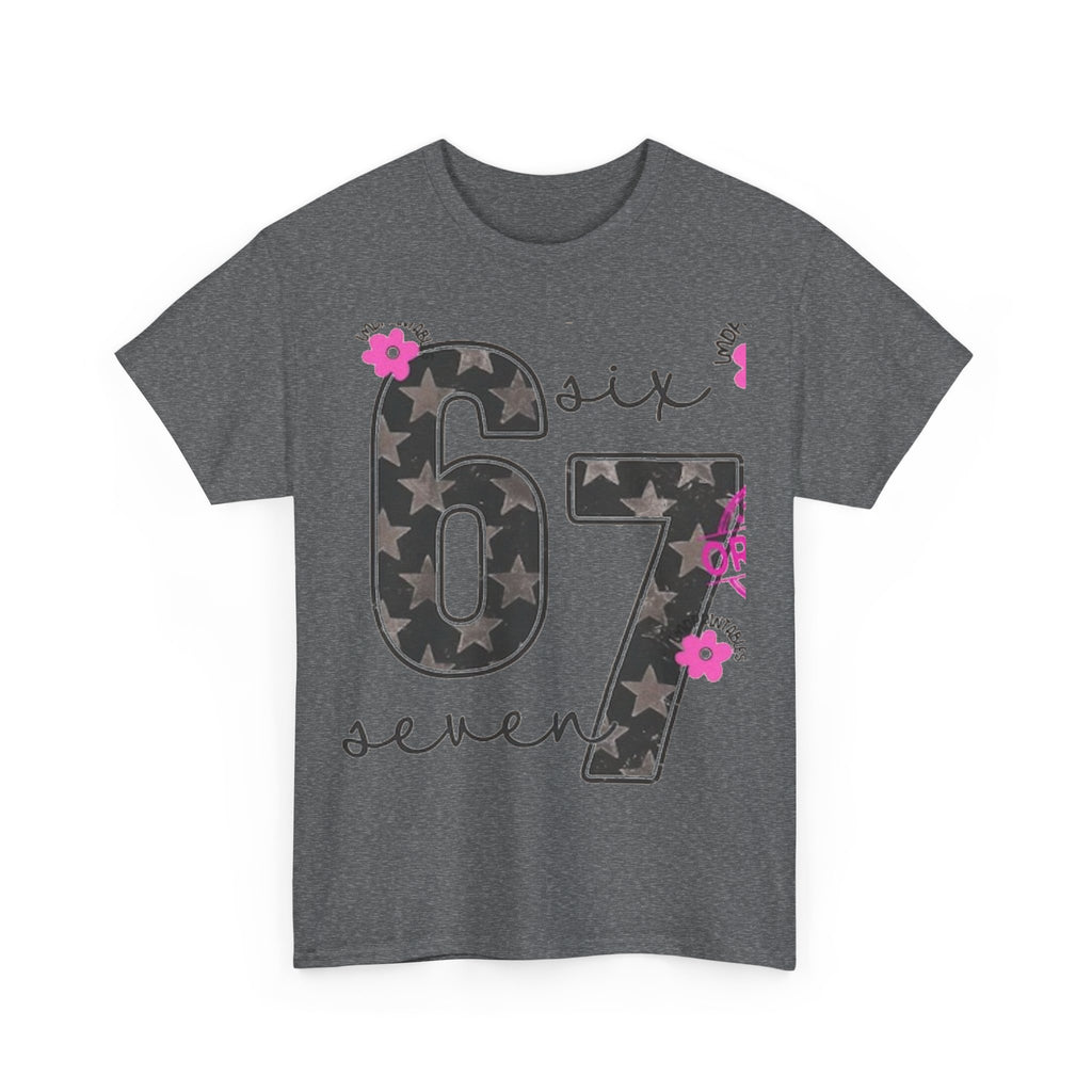 6-7  six seven Trendy Phrase Unisex Tee, Teens Fashion Shirt, Latest Trend Cotton T-Shirt, Kids Graphic Tee, Youth Hip Quote Shirt