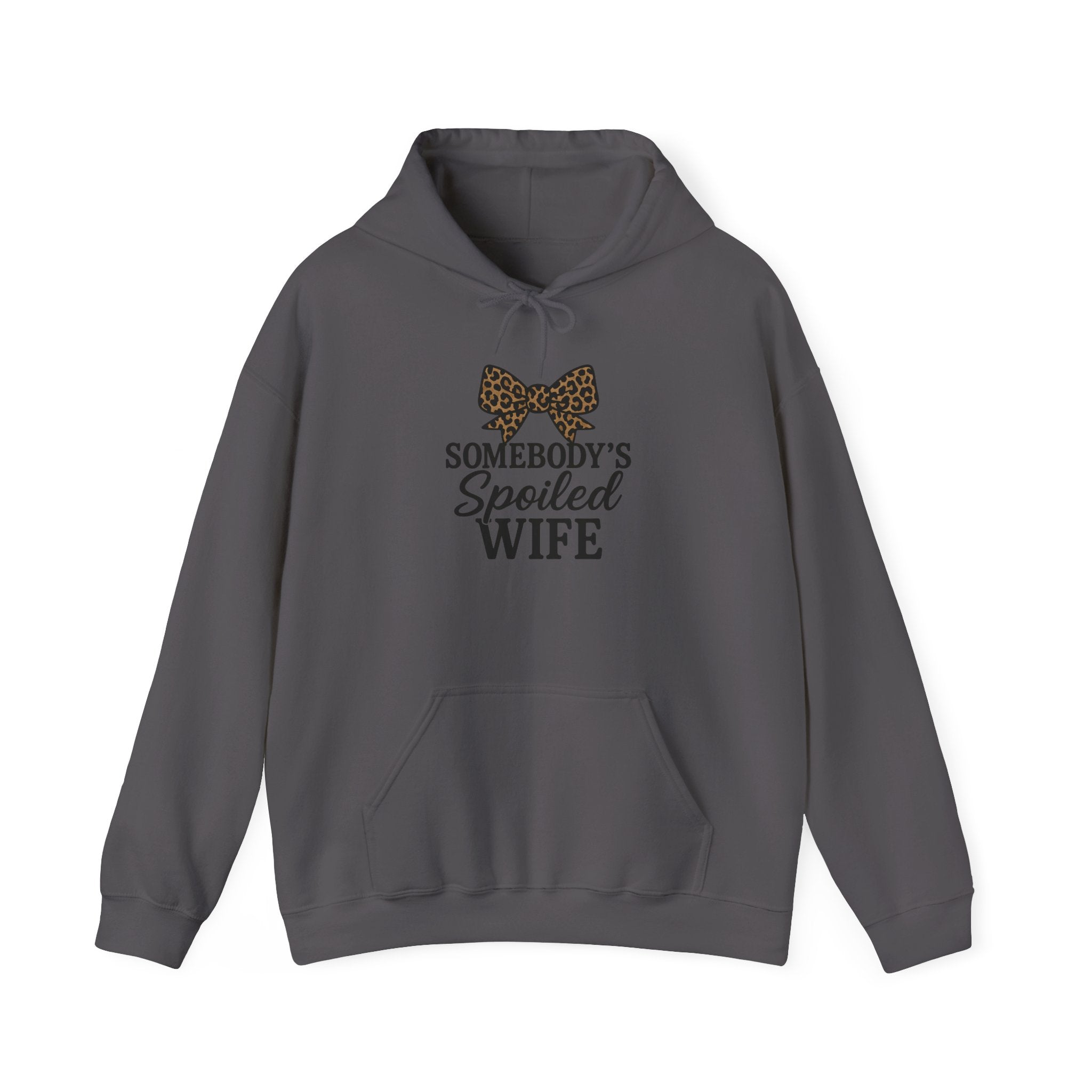 Somebody's Spoiled Wife Hoodie | Leopard Bow Wife Sweatshirt