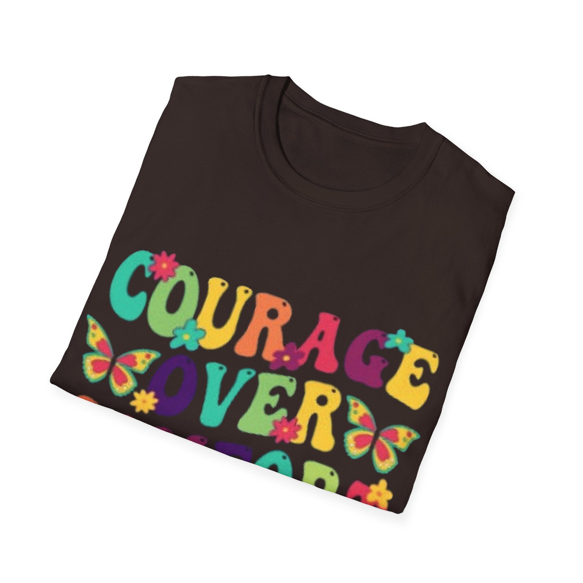 Courage Over Comfort T-Shirt, Unisex T-Shirt, Motivational Tee, Inspirational Gift, Comfortable Casual Wear
