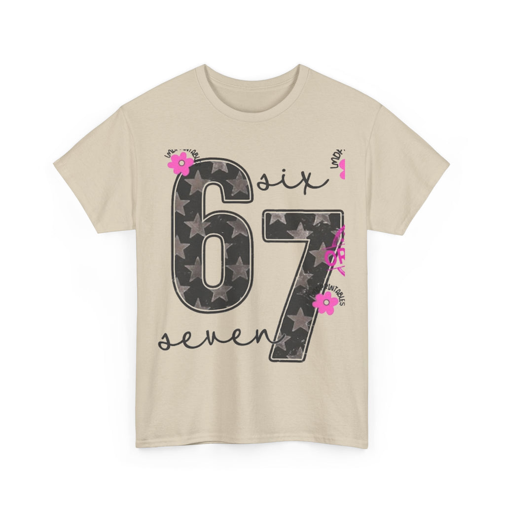 6-7  six seven Trendy Phrase Unisex Tee, Teens Fashion Shirt, Latest Trend Cotton T-Shirt, Kids Graphic Tee, Youth Hip Quote Shirt