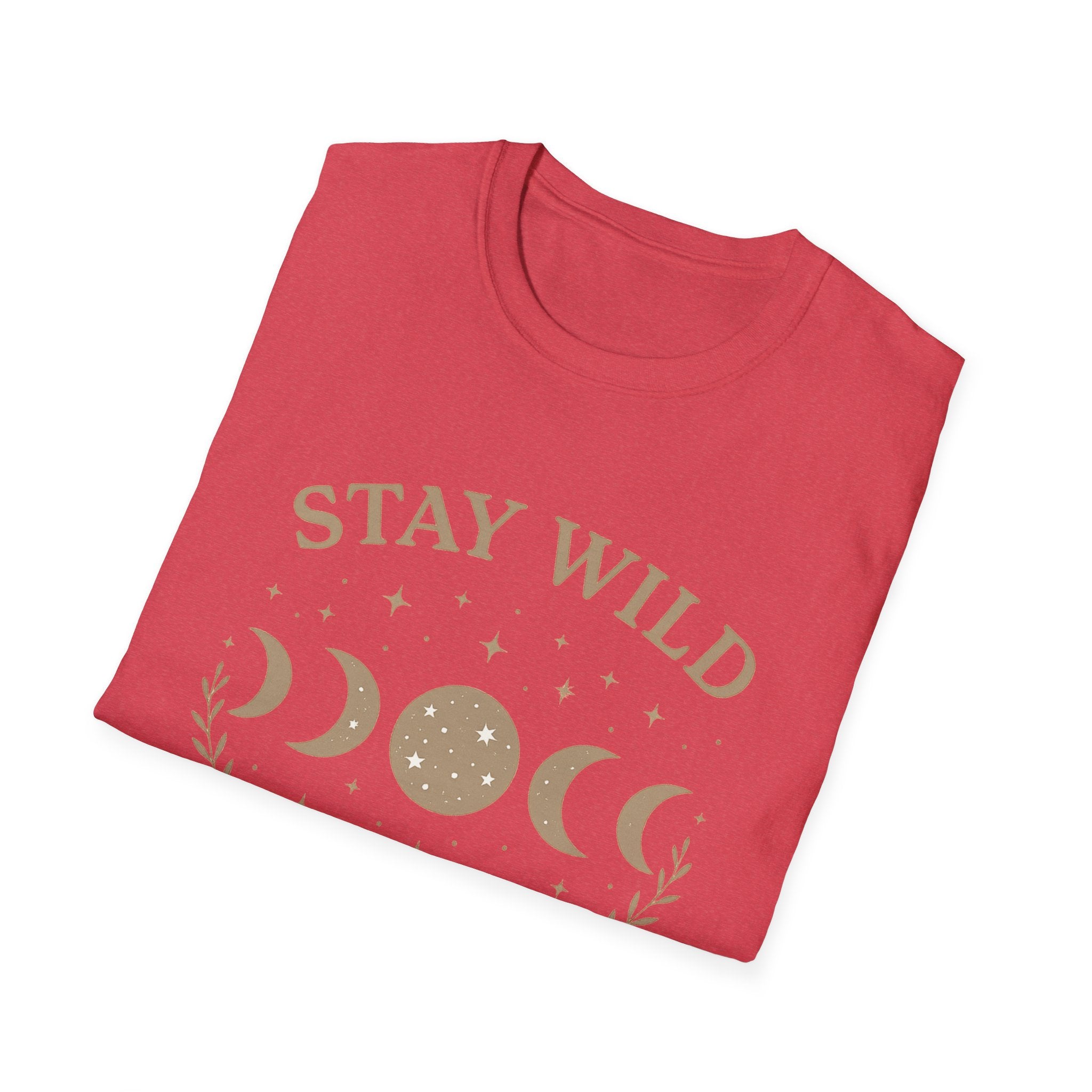 Stay Wild Moon Phase T-Shirt | Crescent Phases Graphic