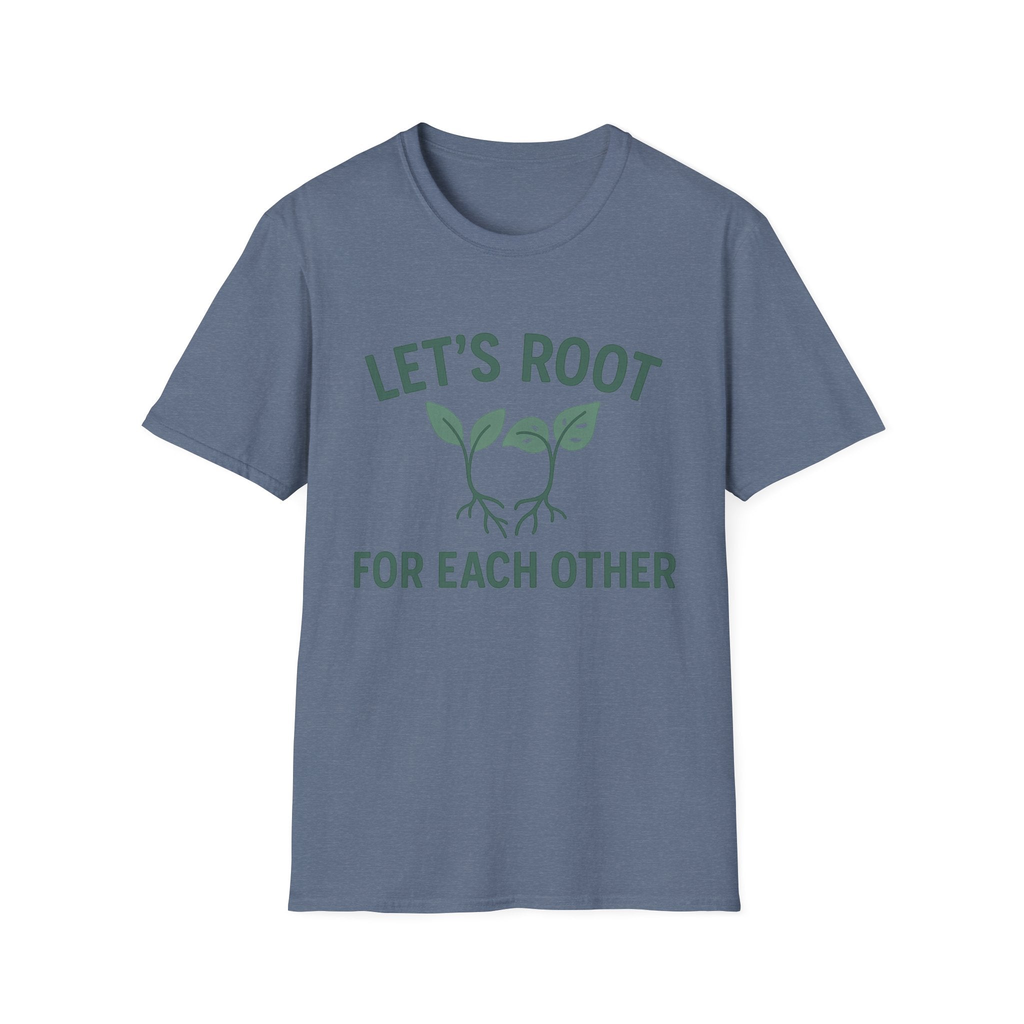 Lets Root For One Another gardening shirt | plant pun tee
