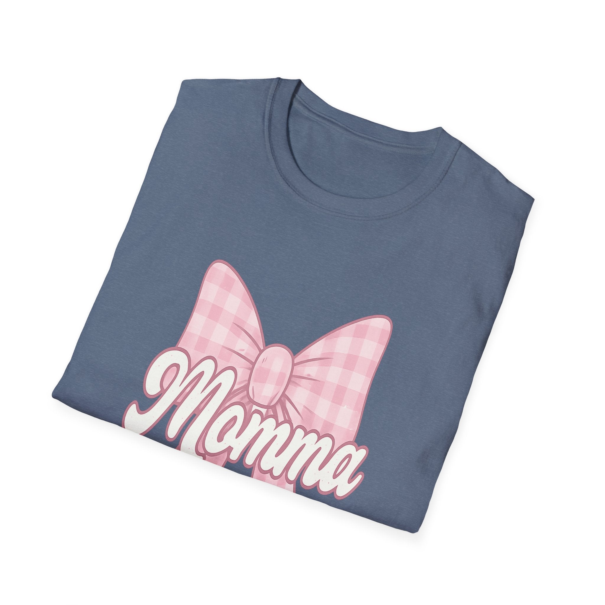Pink Momma Bow T-Shirt  Mom Shirt, Bow Graphic