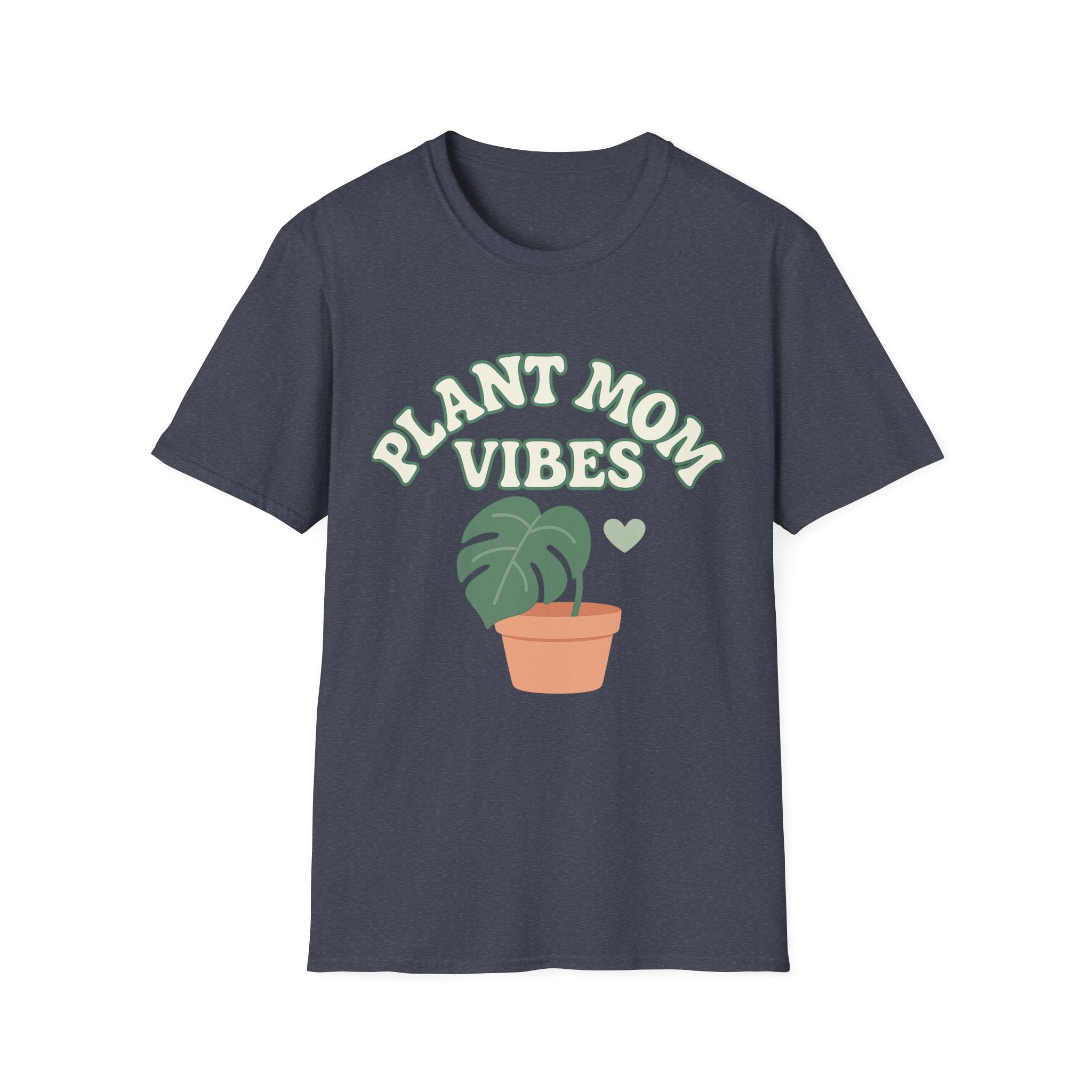 Plant Mom Vibes T-Shirt | Plant Lover Shirt, Botanical Graphic Tee