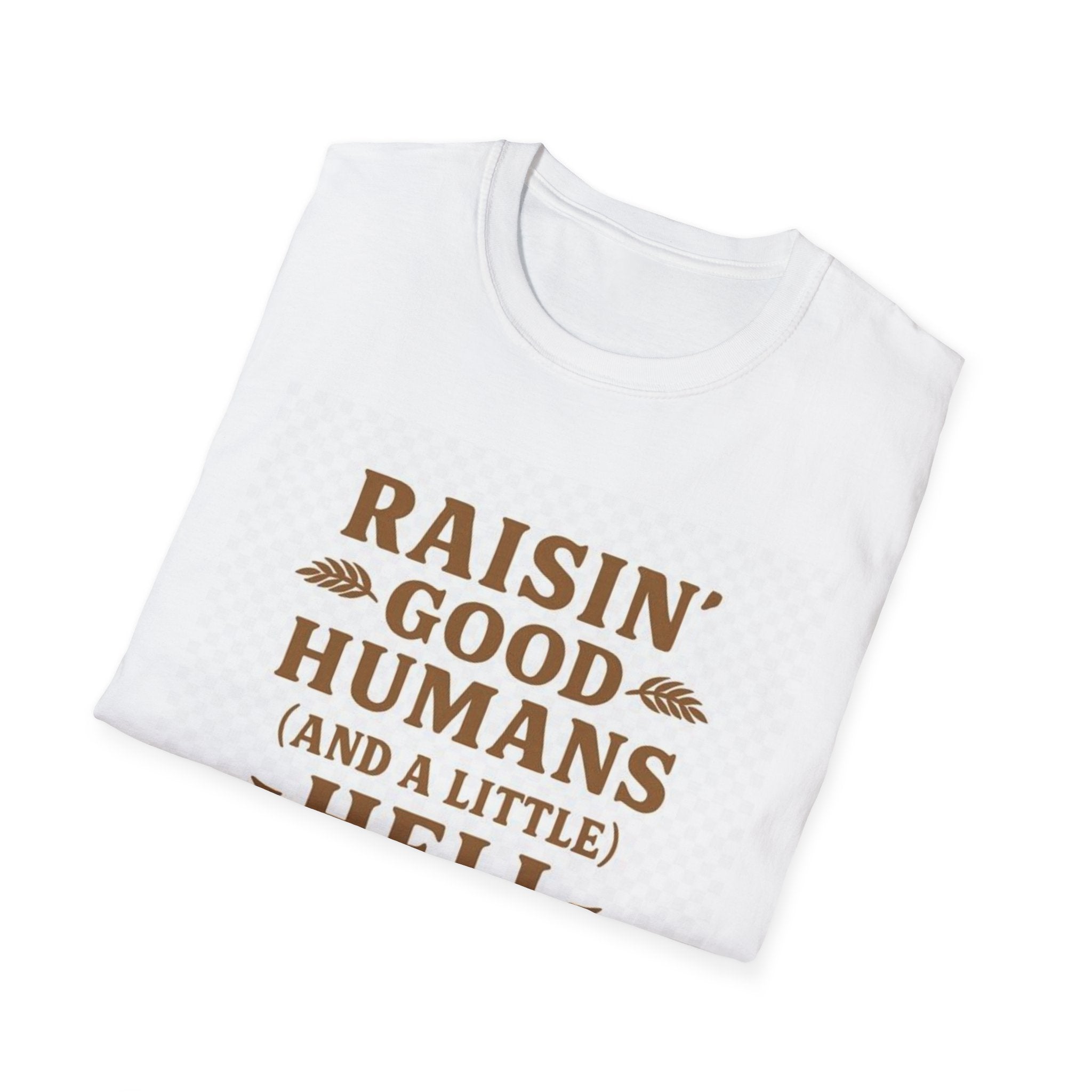 Raising Good Humans white T-Shirt | Parenthood Family Shirt | Kids Mom Dad Tee