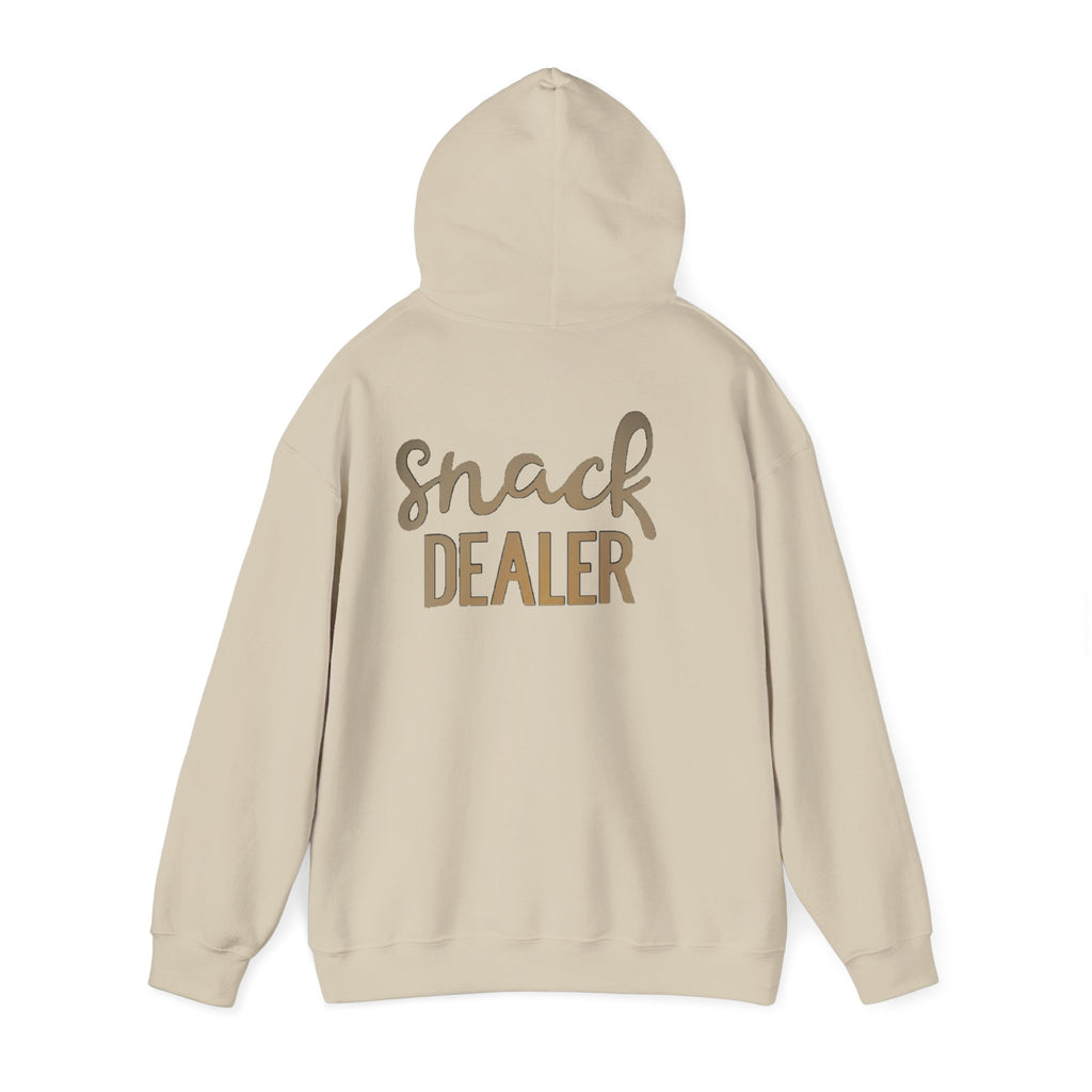 Funny Snack Dealer Hoodie, Sarcastic Foodie Gift, Junk Food Lover Hooded Sweatshirt, Gift for Snack Lover, Comfy Snacking Apparel