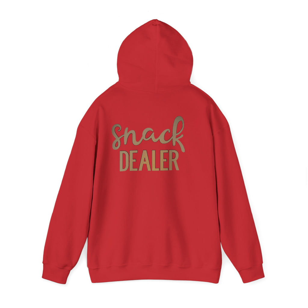 Funny Snack Dealer Hoodie, Sarcastic Foodie Gift, Junk Food Lover Hooded Sweatshirt, Gift for Snack Lover, Comfy Snacking Apparel