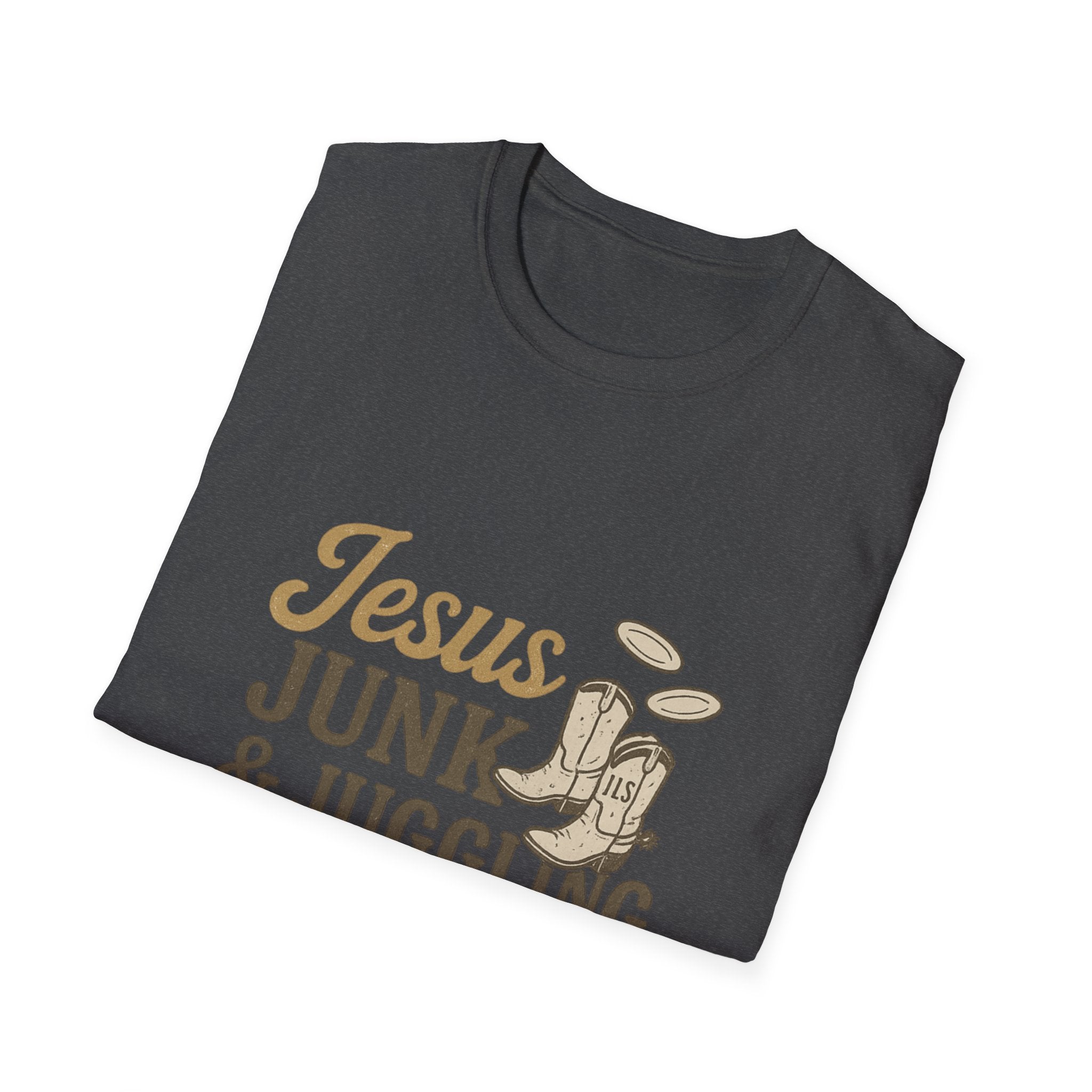 jesus junk and kids tshirt for the dumpster diving christian we all know one is it you?