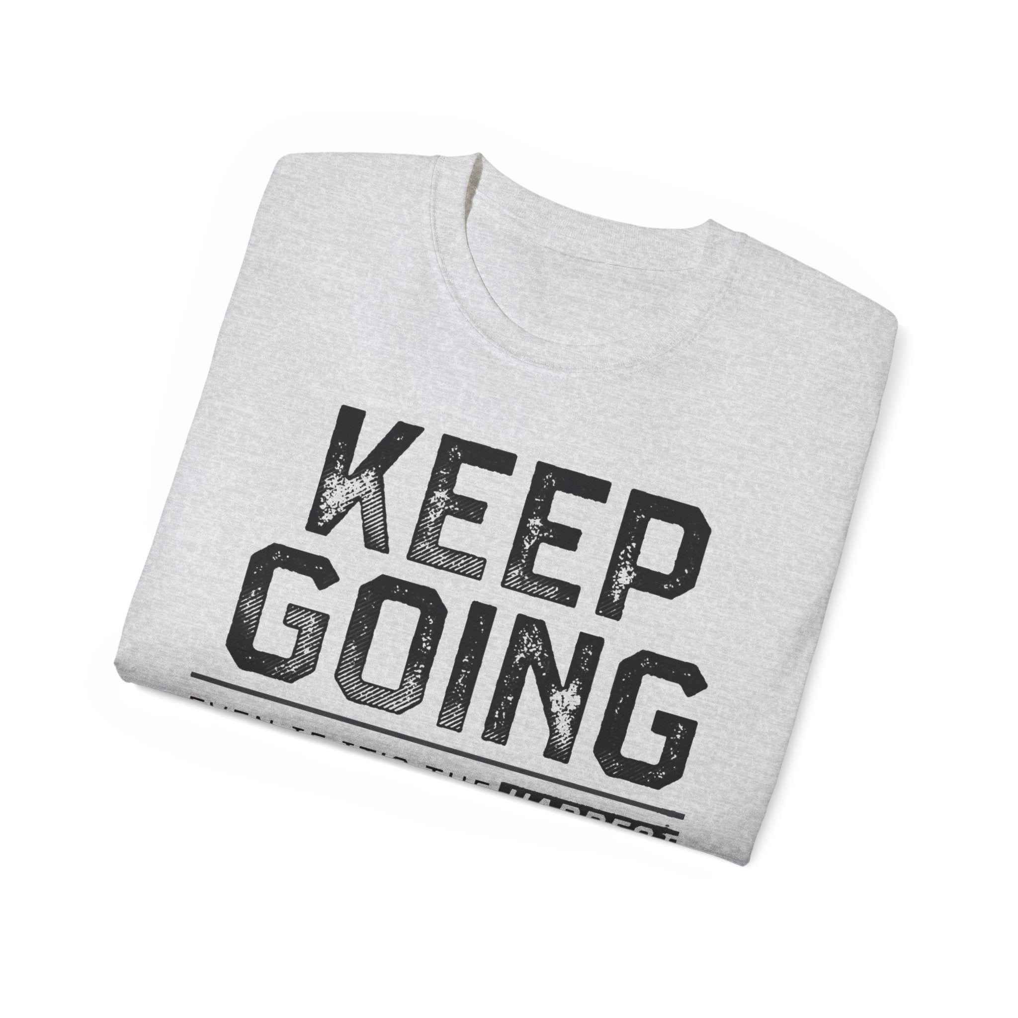 Motivational Keep Fing Going Failure Isn't an Option Unisex T-Shirt, Inspirational Graphic Tee, Positive Quote Shirt, Encouraging Workout