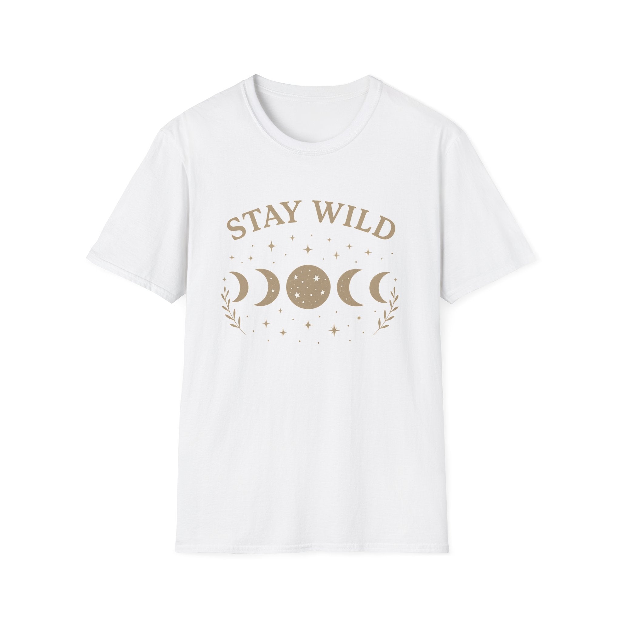 Stay Wild Moon Phase T-Shirt | Crescent Phases Graphic