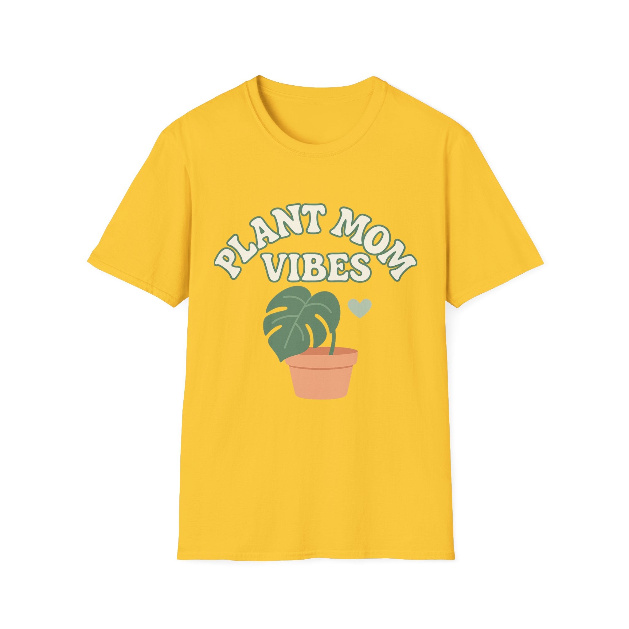 Plant Mom Vibes T-Shirt | Plant Lover Shirt, Botanical Graphic Tee