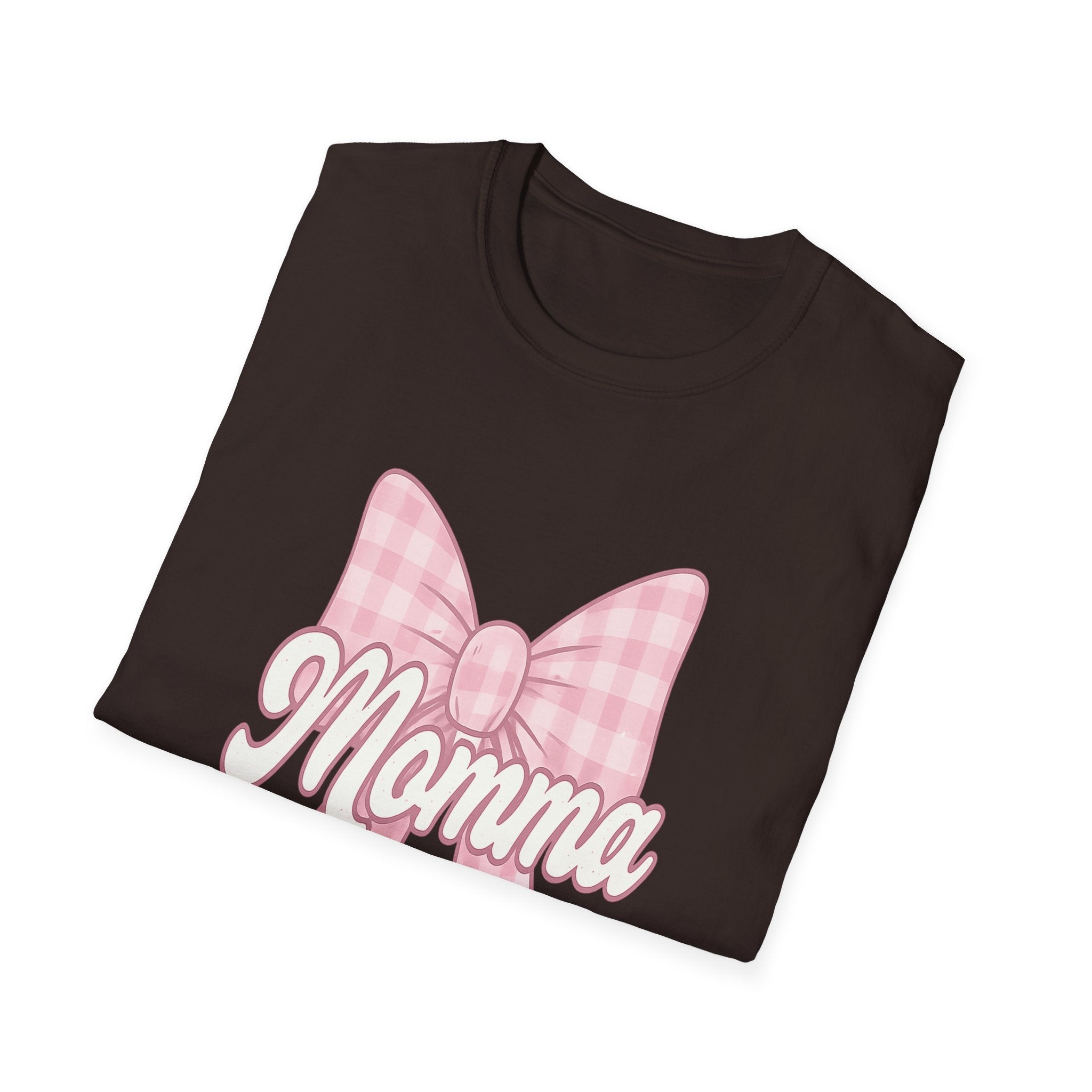 Pink Momma Bow T-Shirt  Mom Shirt, Bow Graphic