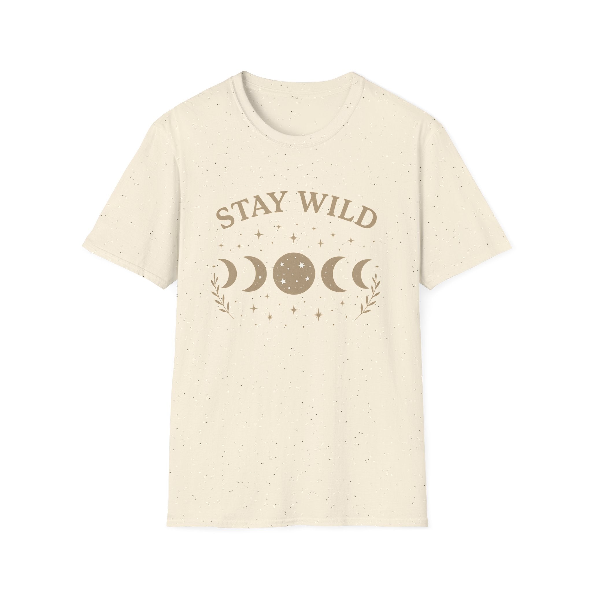 Stay Wild Moon Phase T-Shirt | Crescent Phases Graphic