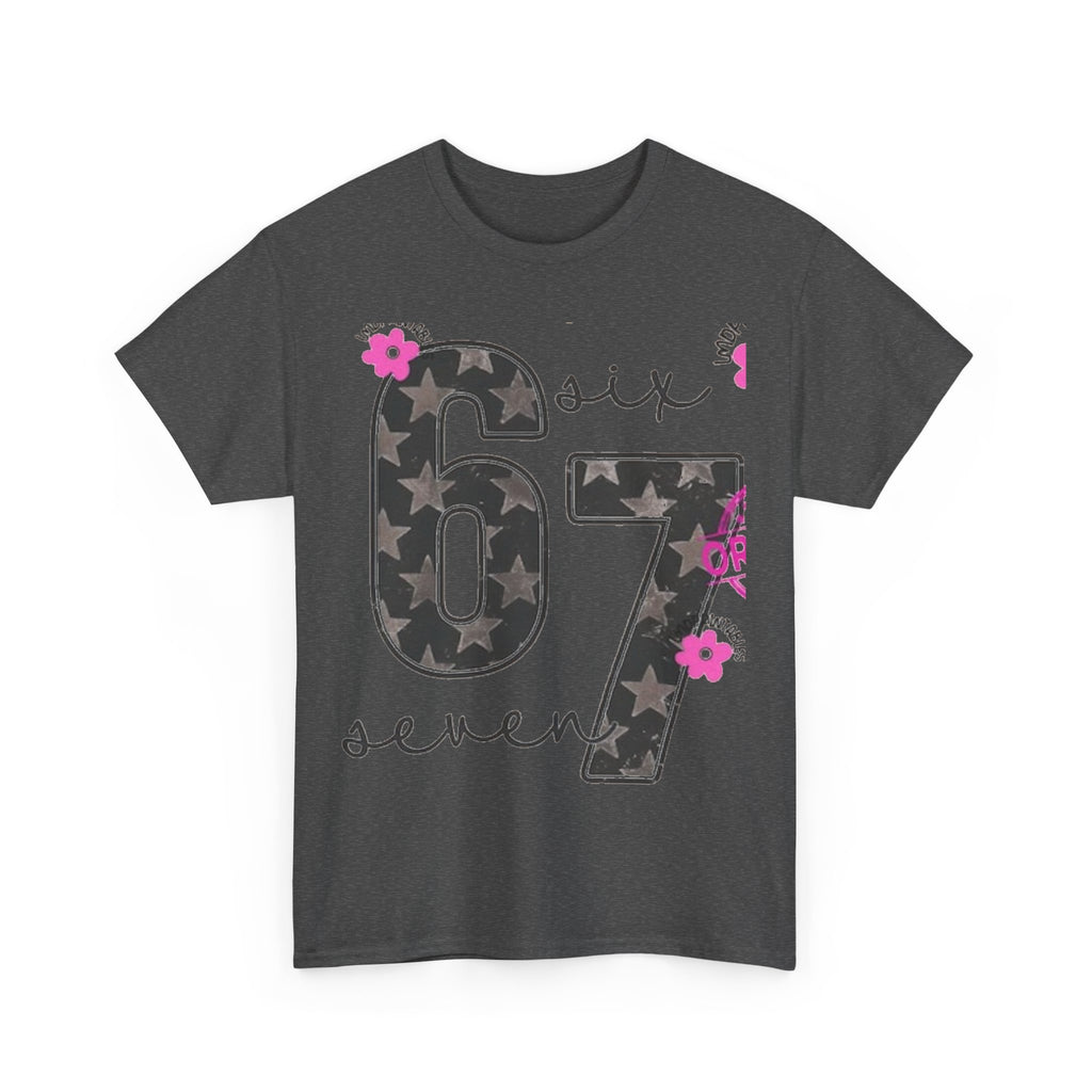 6-7  six seven Trendy Phrase Unisex Tee, Teens Fashion Shirt, Latest Trend Cotton T-Shirt, Kids Graphic Tee, Youth Hip Quote Shirt