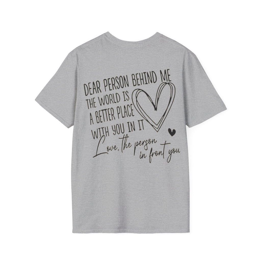Mental Health Awareness T-Shirt, Supportive Message Tee, Positive Vibes Shirt, Kindness Graphic Top, Love Each Other Apparel