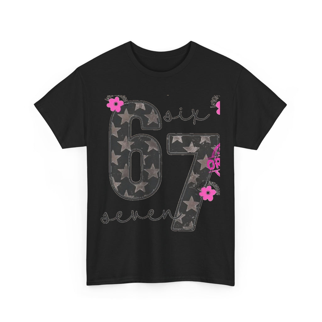 6-7  six seven Trendy Phrase Unisex Tee, Teens Fashion Shirt, Latest Trend Cotton T-Shirt, Kids Graphic Tee, Youth Hip Quote Shirt