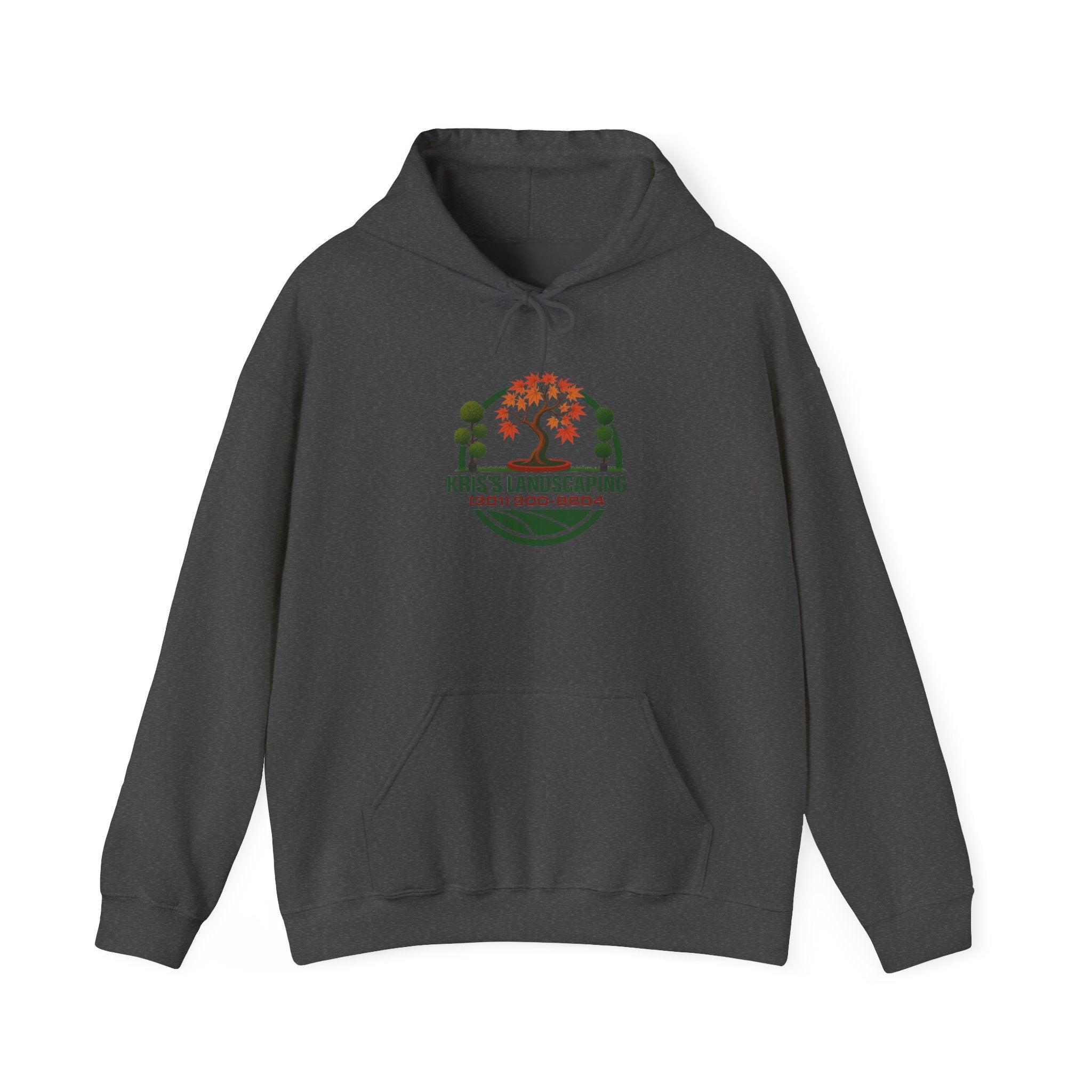 Kris's Landscaping Logo Hoodie finale volume bulk order optional