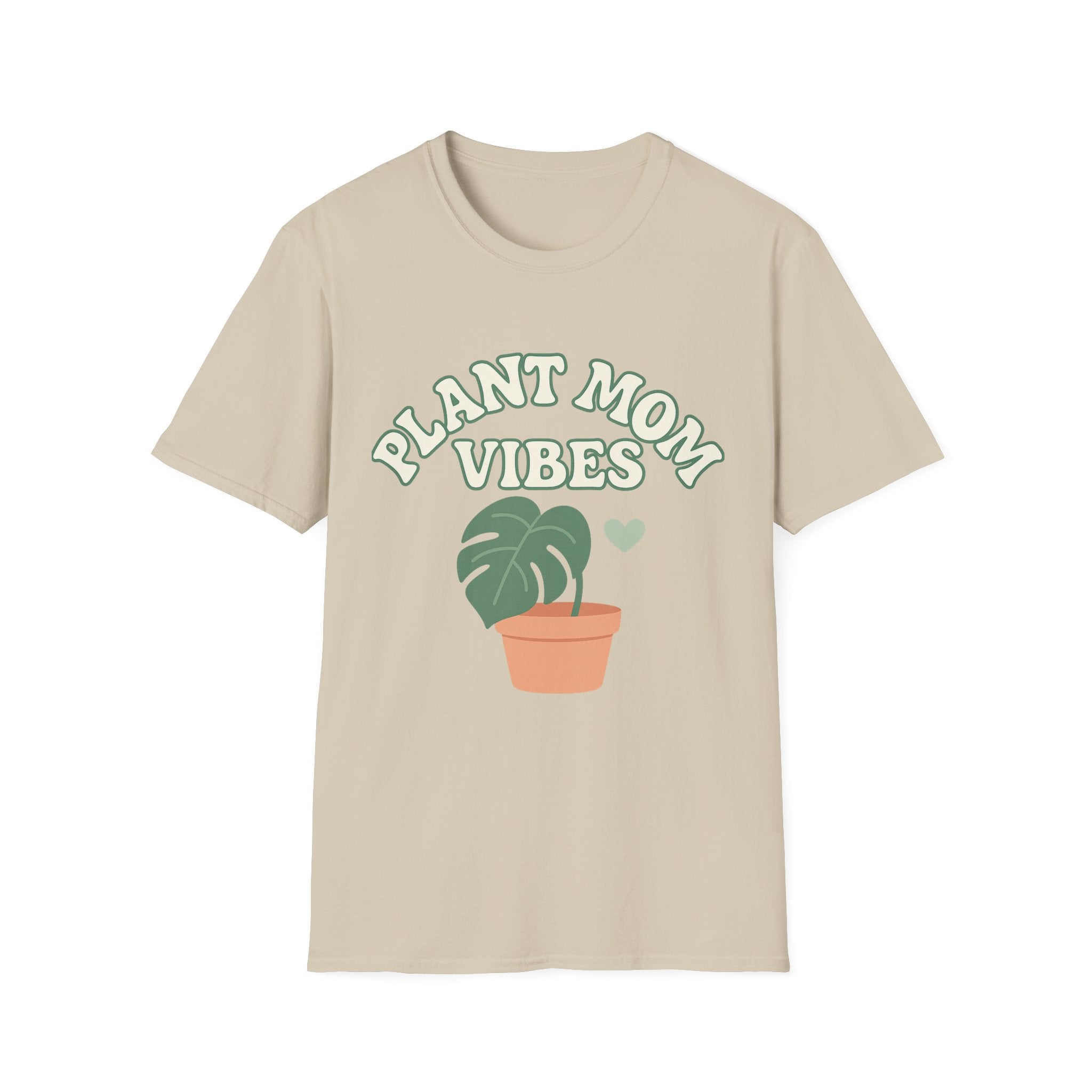 Plant Mom Vibes T-Shirt | Plant Lover Shirt, Botanical Graphic Tee