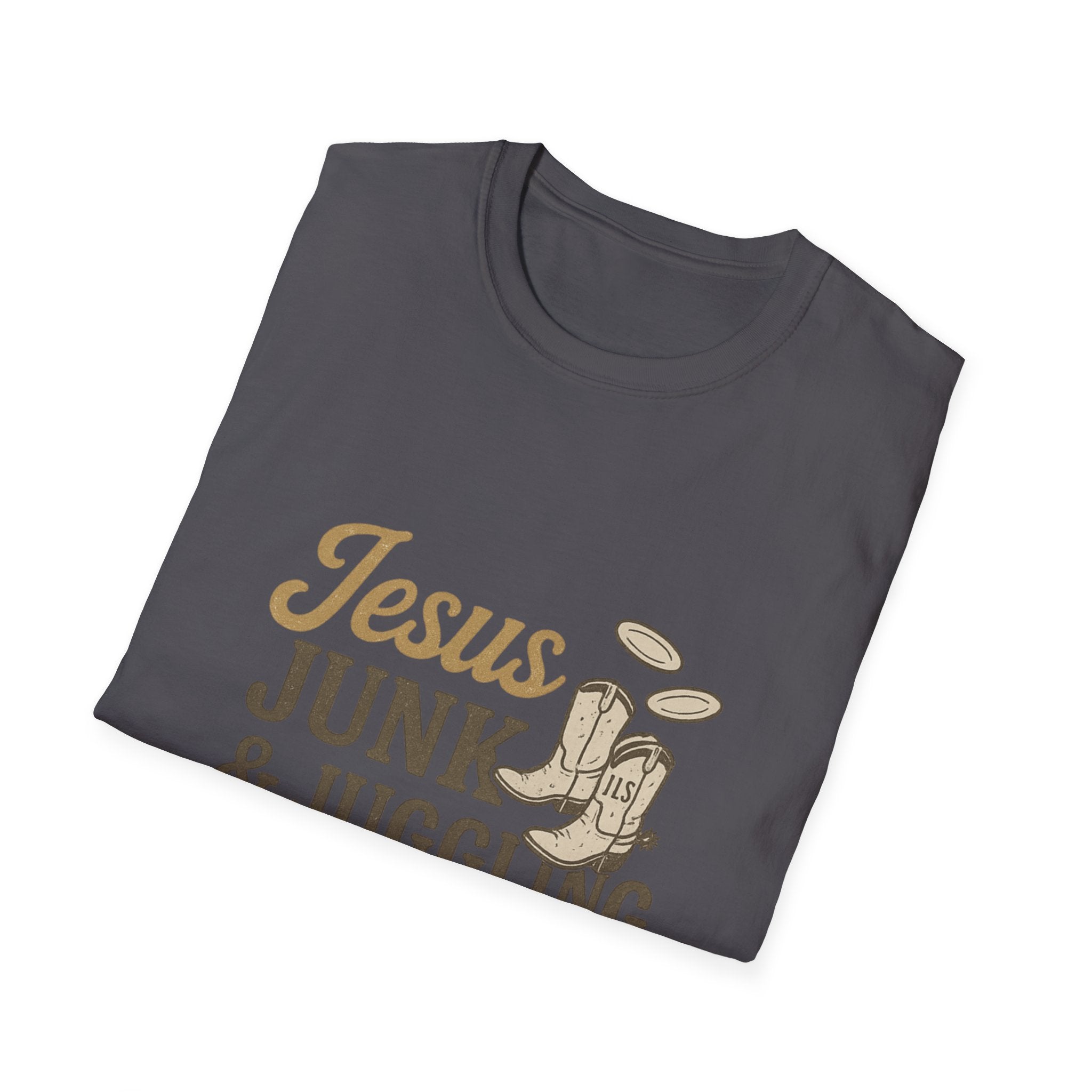 jesus junk and kids tshirt for the dumpster diving christian we all know one is it you?
