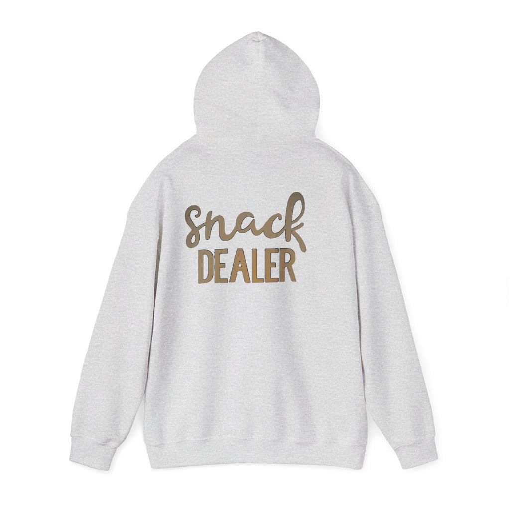 Funny Snack Dealer Hoodie, Sarcastic Foodie Gift, Junk Food Lover Hooded Sweatshirt, Gift for Snack Lover, Comfy Snacking Apparel