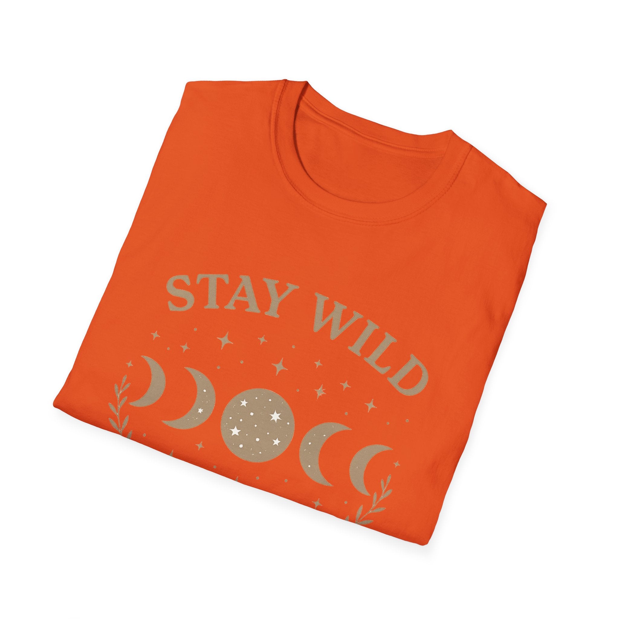 Stay Wild Moon Phase T-Shirt | Crescent Phases Graphic