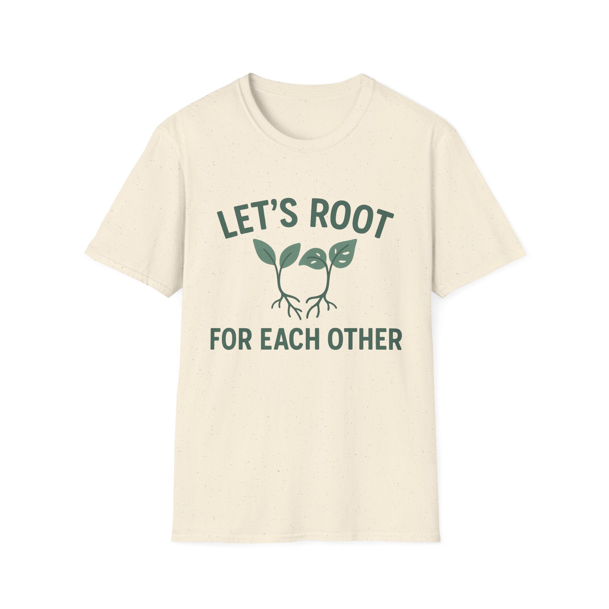 Lets Root For One Another gardening shirt | plant pun tee