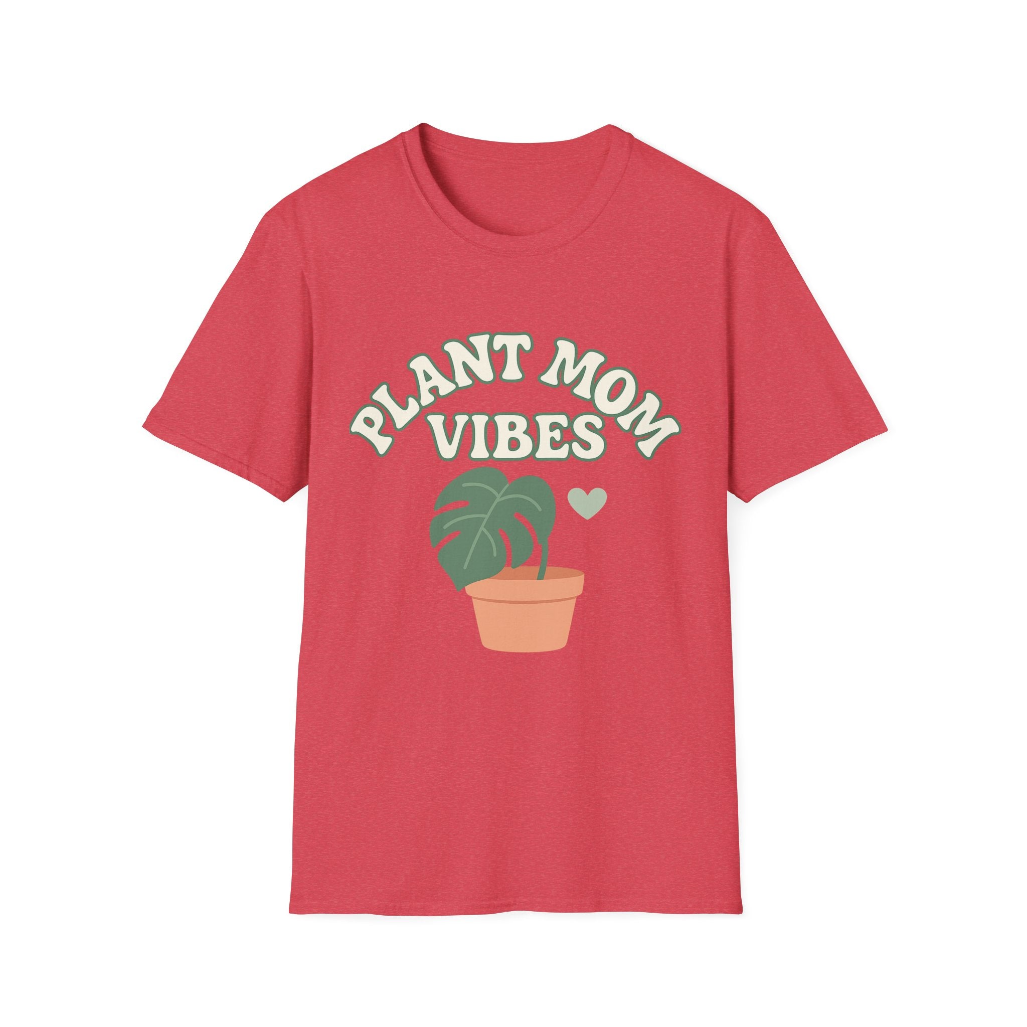 Plant Mom Vibes T-Shirt | Plant Lover Shirt, Botanical Graphic Tee