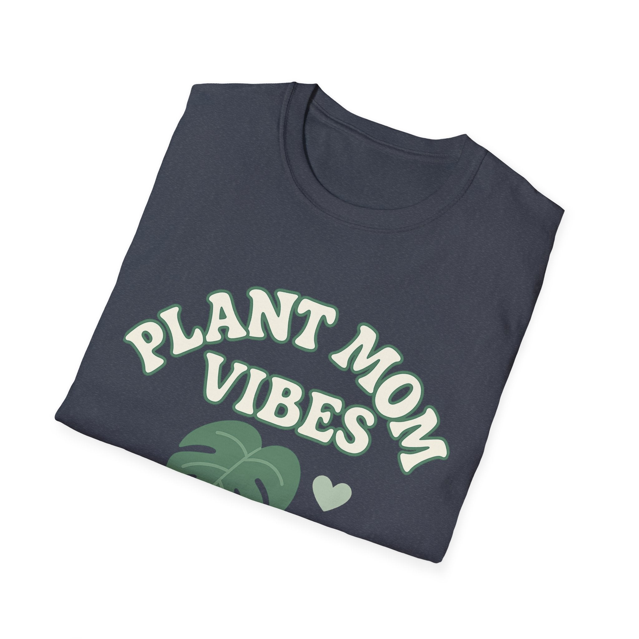 Plant Mom Vibes T-Shirt | Plant Lover Shirt, Botanical Graphic Tee