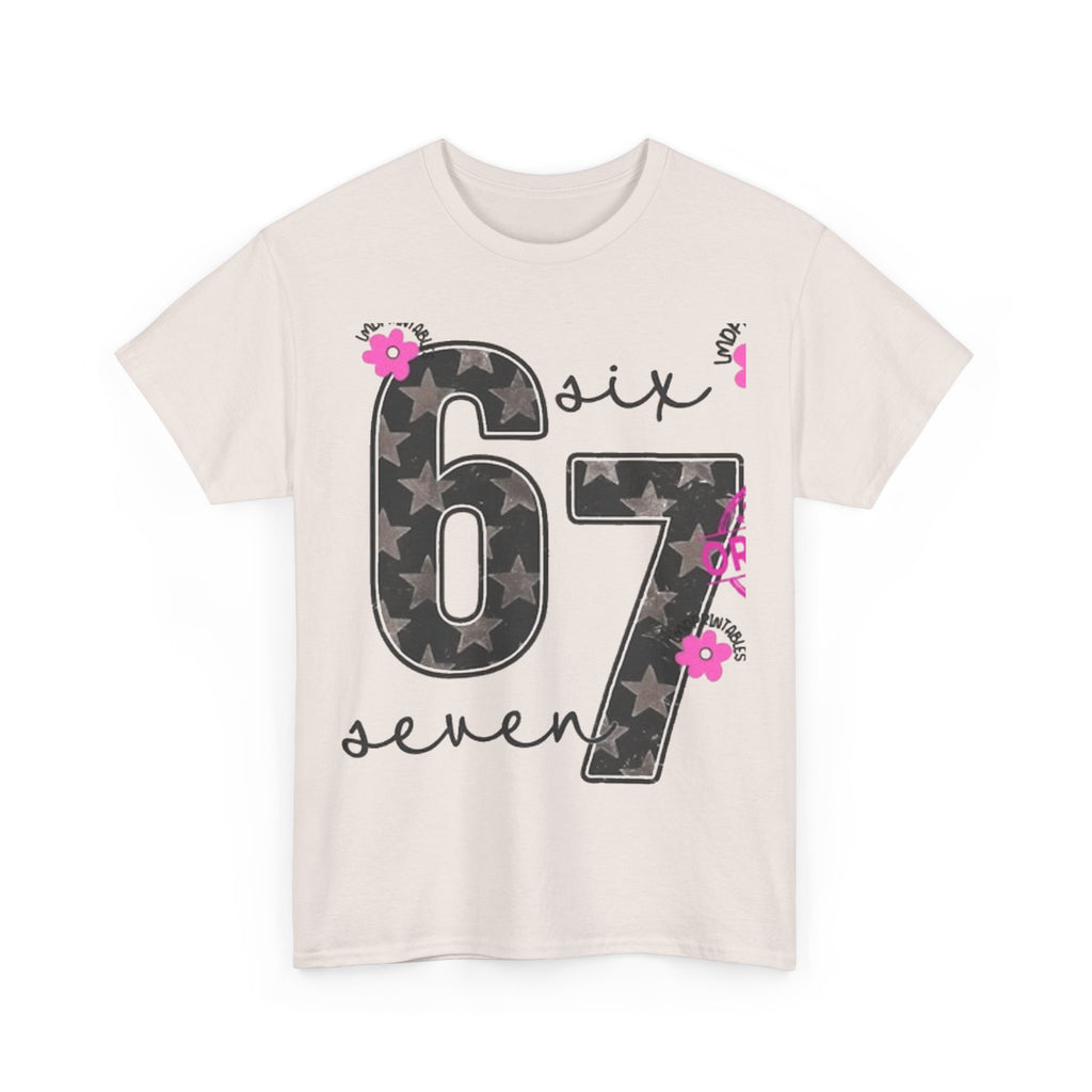 6-7  six seven Trendy Phrase Unisex Tee, Teens Fashion Shirt, Latest Trend Cotton T-Shirt, Kids Graphic Tee, Youth Hip Quote Shirt