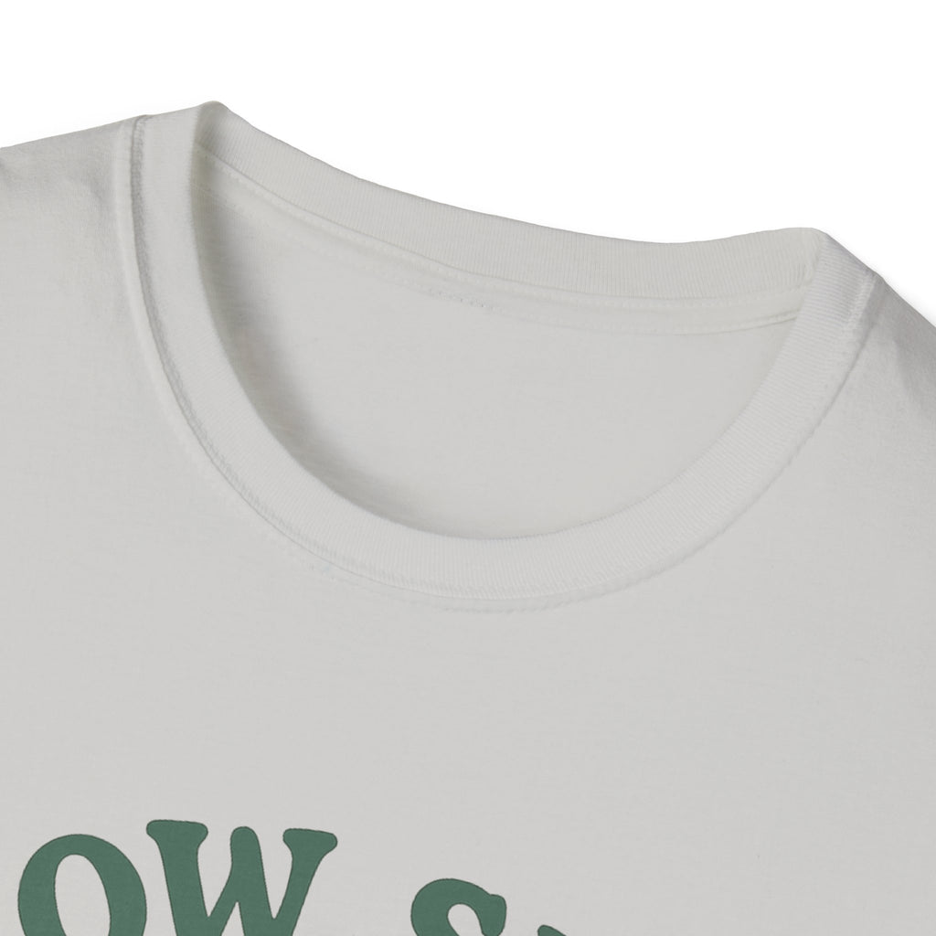 Grow Slow Live Slow T-Shirt | Relaxed Typography Tee
