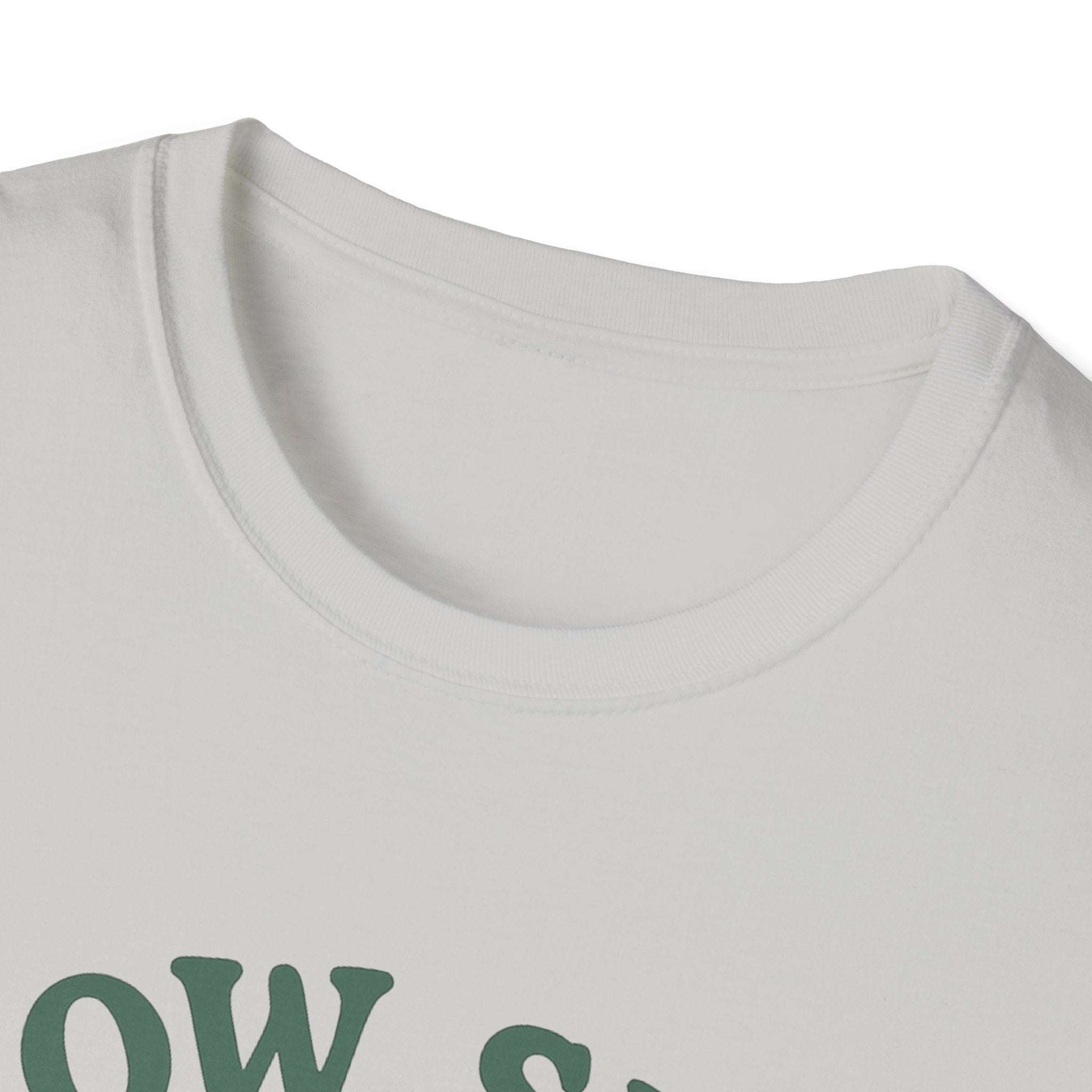 Grow Slow Live Slow T-Shirt | Relaxed Typography Tee