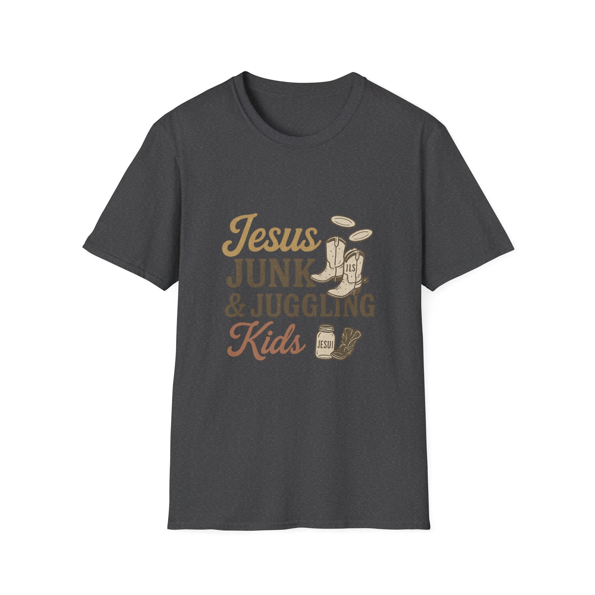 jesus junk and kids tshirt for the dumpster diving christian we all know one is it you?