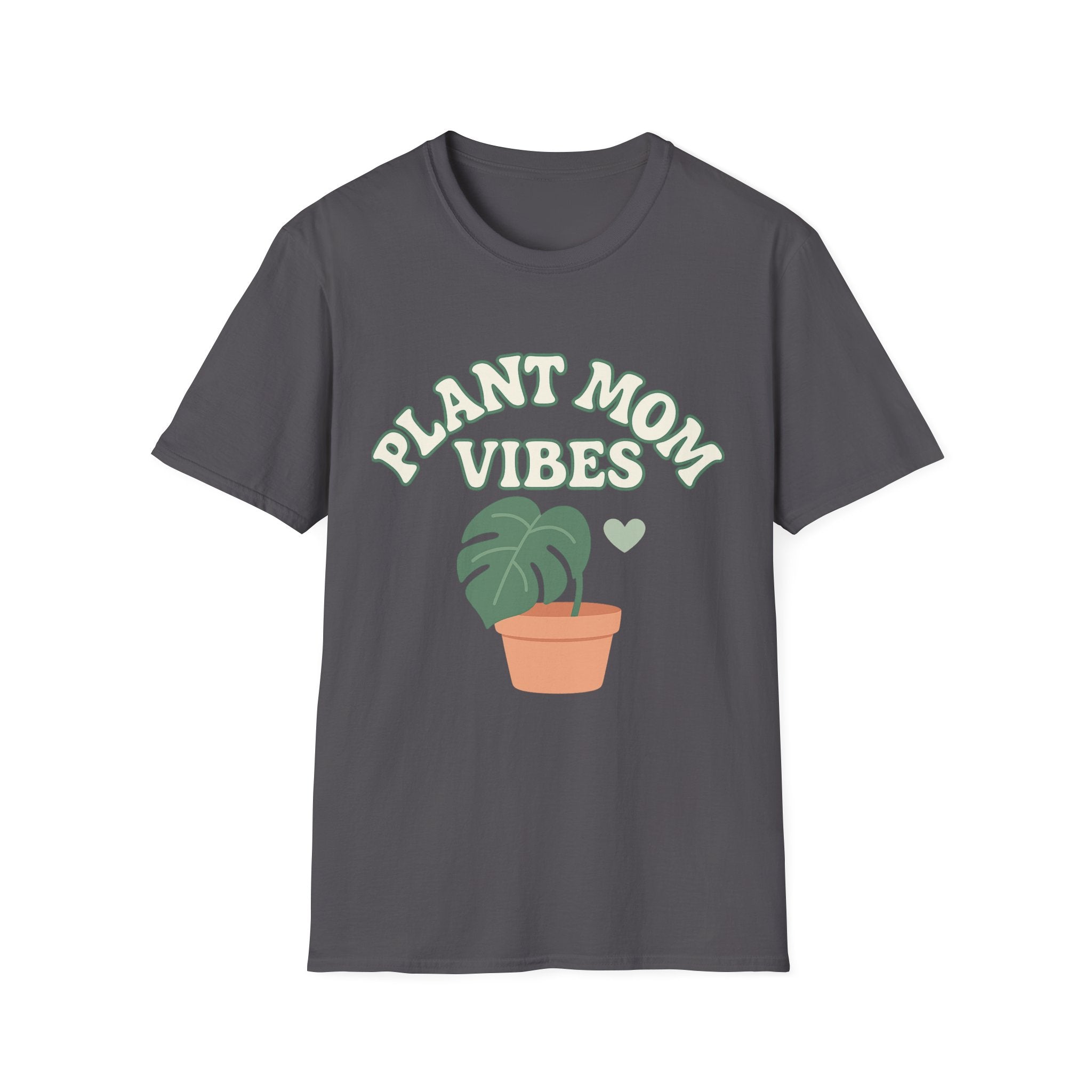 Plant Mom Vibes T-Shirt | Plant Lover Shirt, Botanical Graphic Tee