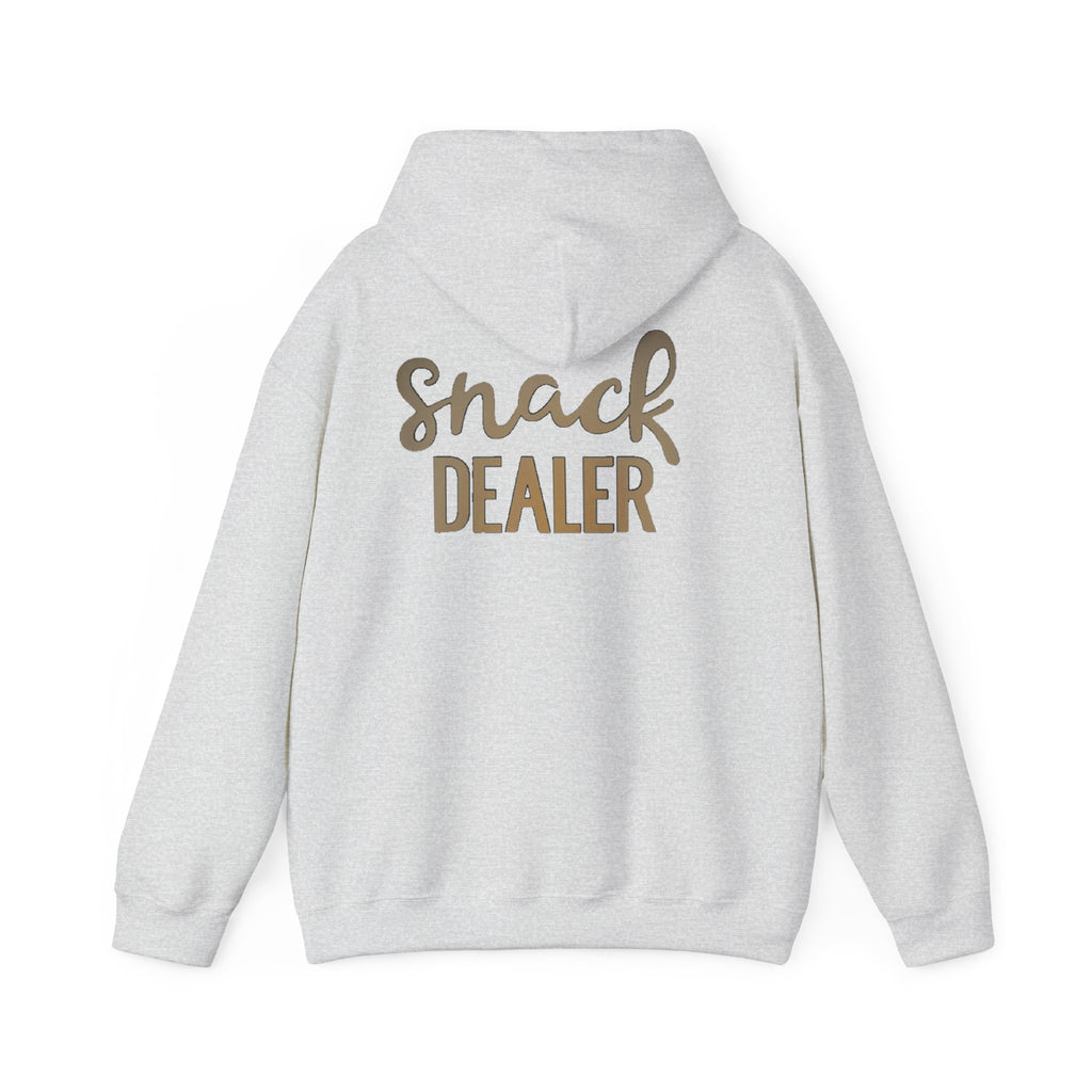 Funny Snack Dealer Hoodie, Sarcastic Foodie Gift, Junk Food Lover Hooded Sweatshirt, Gift for Snack Lover, Comfy Snacking Apparel