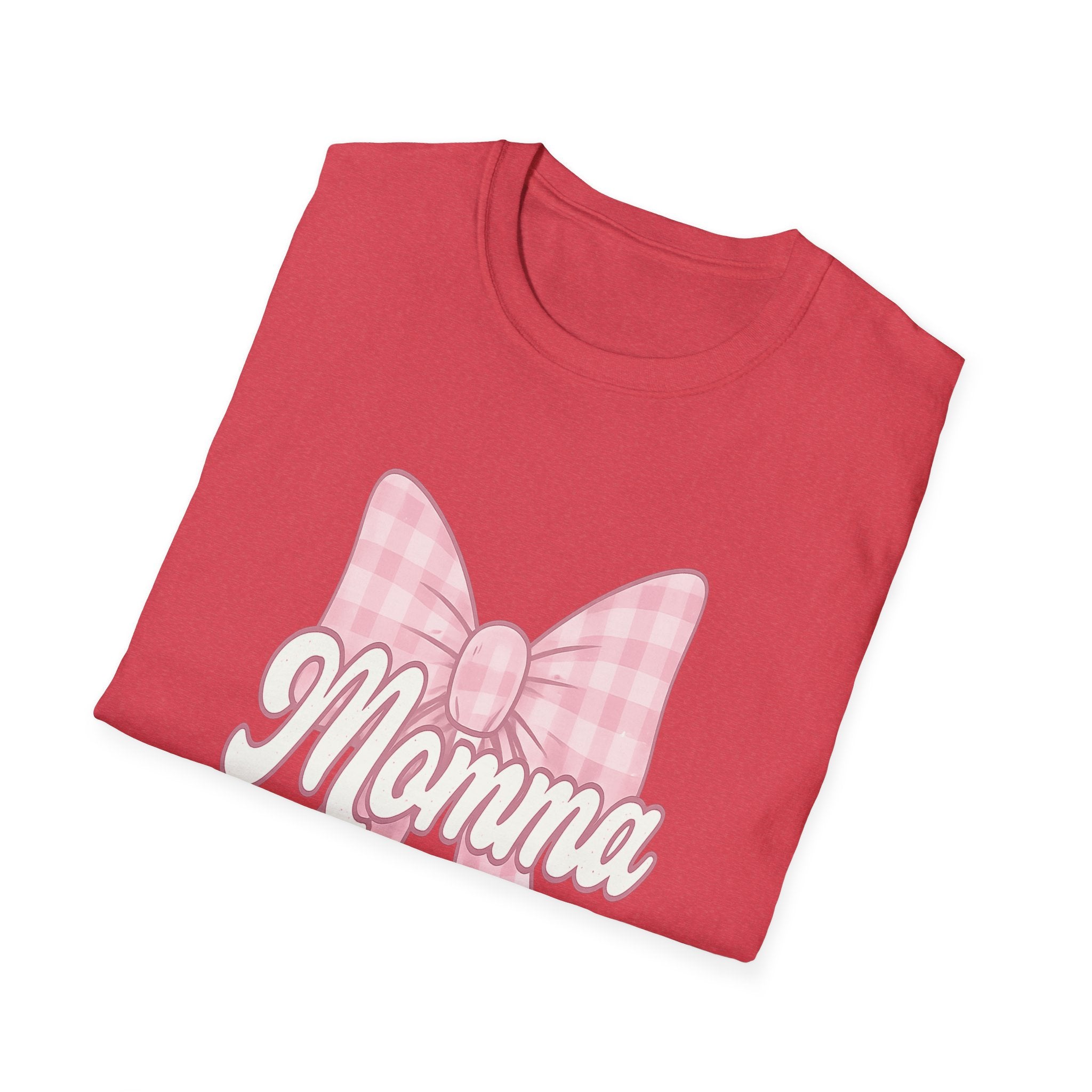 Pink Momma Bow T-Shirt  Mom Shirt, Bow Graphic