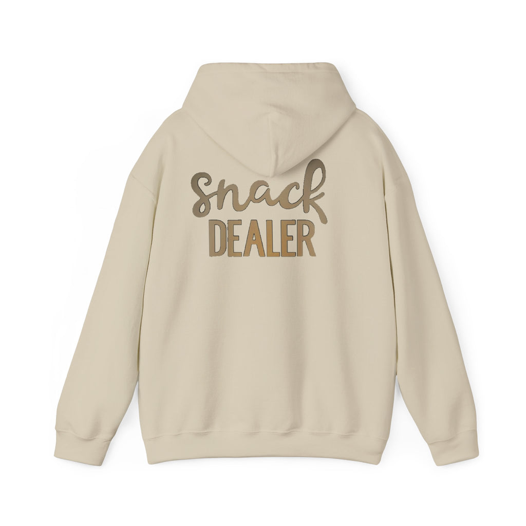 Funny Snack Dealer Hoodie, Sarcastic Foodie Gift, Junk Food Lover Hooded Sweatshirt, Gift for Snack Lover, Comfy Snacking Apparel
