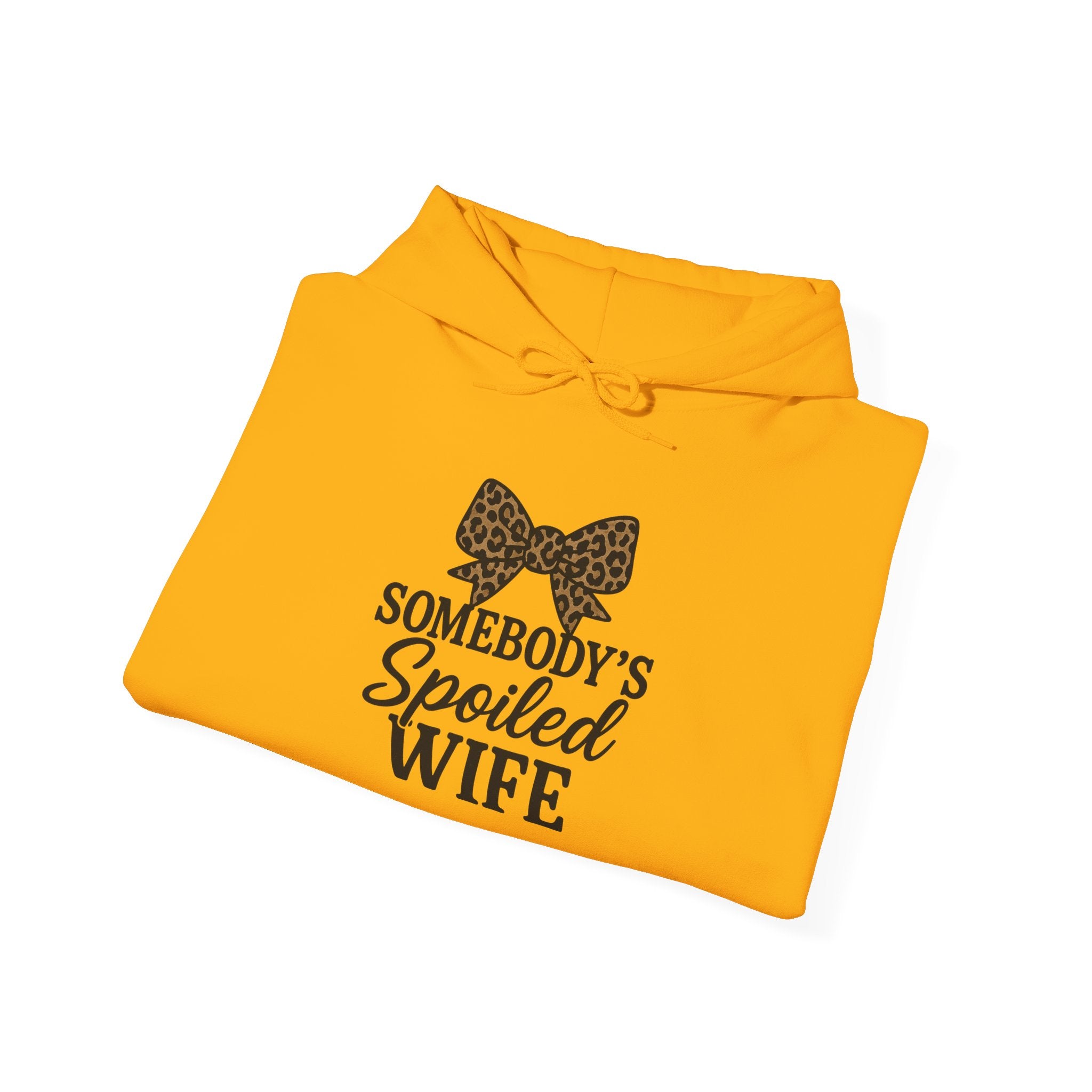 Somebody's Spoiled Wife Hoodie | Leopard Bow Wife Sweatshirt