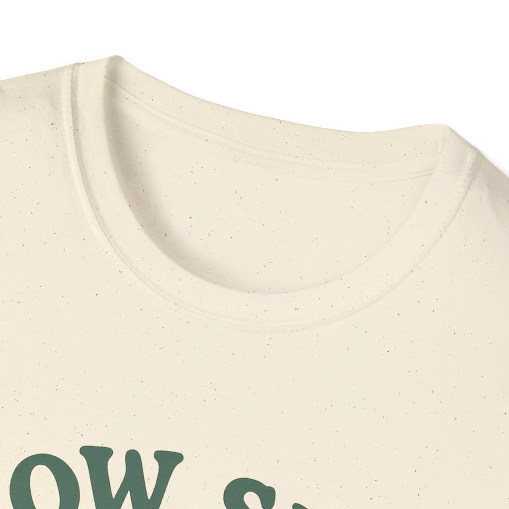 Grow Slow Live Slow T-Shirt | Relaxed Typography Tee
